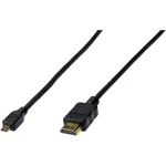 Digitus HDMI prepojovací kábel #####HDMI-A Stecker, #####HDMI-Micro-D Stecker 2.00 m čierna AK-330109-020-S pozlátené ko