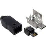 Konektor micro USB B s príchytkou zástrčka, rovná 10120395  10120395 BKL Electronic Množstvo: 1 ks