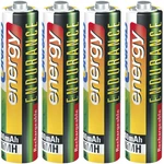 Conrad energy Endurance HR03 mikrotužkový akumulátor typu AAA  Ni-MH 1000 mAh 1.2 V 4 ks