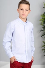 Camicia da ragazzo FASARDI i606_NDZ3801_BLUE