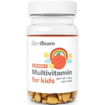 GymBeam Multivitamin for Kids podpora detskej imunity príchuť Orange 120 tbl