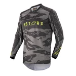 Motokrosový dres Alpinestars Racer Tactical černá/šedá maskáčová/žlutá fluo  XXL