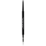 MUA Makeup Academy Brow Define precízna ceruzka na obočie s kefkou odtieň Black 0,3 g