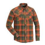 Košile dřevorubecká PINEWOOD Lumbo flannel kostkovaná - ORANŽOVO / ZELENÁ Velikost: XXL