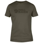 Tričko Fjällräven Logo T-shirt - Dark Olive Velikost: S