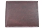 Pánská kožená peněženka Arteddy - tmavě hnědá