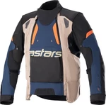 Alpinestars Halo Drystar Jacket Dark Blue/Dark Khaki/Flame Orange L Textilná bunda