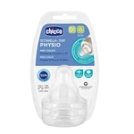 Chicco Dudlík na láhev Perfect 5 Well-Being pomalý průtok 2 ks