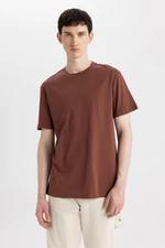 DEFACTO New Regular Fit Crew Neck Short Sleeve Basic T-Shirt