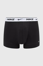 Boxerky Nike (3-pak) pánské, zelená barva