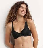 DIM DAILY DENTELLE UNDERWIRE BRA - Dámska čipková podprsenka - čierna