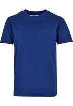 Boys' Organic Basic Pocket T-Shirt spaceblue