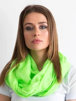 Fluo green scarf with stones