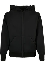 Boys' zip-up sweatshirt black