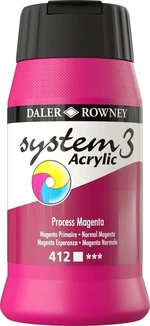 Daler Rowney System3 Farba akrylowa Process Magenta 500 ml 1 szt