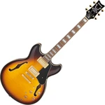 Ibanez JSM10EM-TTB 2-Tone Burst Halbresonanz-Gitarre