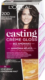 L'ORÉAL PARIS Casting Crème Gloss 200 Ebenová černá