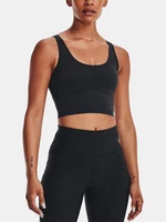 Under Armour Meridian Fitted Crop Tank Top - Black