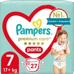 Pampers Premium Care Pants Size 7 jednorázové plenkové kalhotky 17+ kg 27 ks