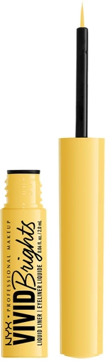 NYX Professional Makeup Vivid Bright Liquid Liner 03 Had Me At Yellow tekutá očná linka, 2 ml