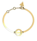 Guess Modní pozlacený náramek Circle Lights JUBB03172JWYG S: 14,5 - 18,5 cm