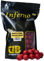 Carp inferno boilies nutra line jogurtová jahoda - 1 kg 24 mm