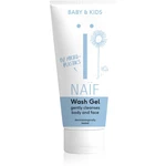 Naif Baby & Kids Wash Gel čisticí a mycí gel pro děti a miminka na tělo a obličej 100 ml