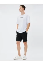 Koton Chino Shorts with Tie Waist Pocket Cotton Cotton