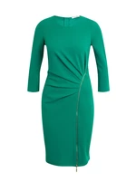 Zelené dámske púzdrové šaty ORSAY