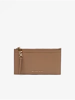 Hnědé dámské kožené pouzdro na karty Michael Kors Card Case - Dámské