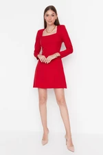 Női ruha Trendyol TWOAW23EL00894/Red