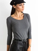 Blusa monocolore da donna Fashionhunters Basic