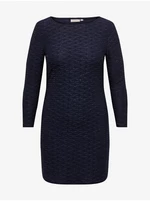 Women's dark blue dress ONLY CARMAKOMA Astra - Women