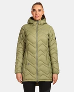 Women's winter coat Kilpi LEILA-W Green