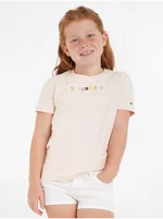 Light pink girly T-shirt Tommy Hilfiger - Girls