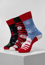 Santa Ho Christmas Socks - 3-Pack multicolor