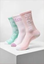 Endless Socks 3-pack white/lightrose/mint