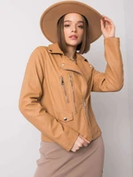 Női kabát Fashionhunters Camel