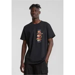 Black burger t-shirt