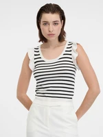 Orsay Black & White Women Striped T-Shirt - Women