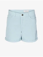 Light blue denim shorts Noisy May Smiley - Women