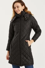 Z6654 DEWBERRY WOMEN'S COAT-BLACK