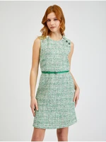 Orsay Green Women Patterned Dress with Belt - Women