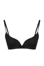 Trendyol Black Triangle V-Stringer Bikini Top