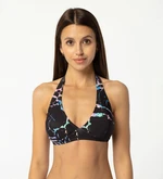 Aloha From Deer Woman's Nocturnal Glow Halter Neck Bikini Top BTH AFD814