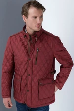 K8613 DEWBERRY COAT-BURGUNDY