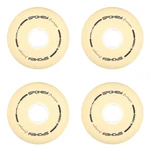 Spokey PU 76 mm Spare colieska ku korčuliam FREESPO WHITE SET, 4 pcs