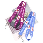 Flyingbee Purple Blue Keep Clam I'm Doctor/nurse Medical Lanyard Badge ID Lanyards Phone Rope Key Lanyard Neck Straps X2116