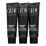 American Crew Precision Blend Natural Gray Coverage farba do włosów dla mężczyzn Medium Ash 5-6 3 x 40 ml
