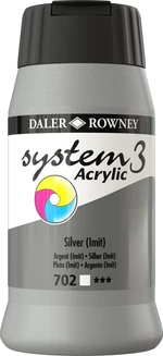 Daler Rowney System3 Akrylová farba 500 ml Silver Imitation